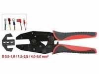 KS Tools Crimpzange für isolierte Kabelschuhe, 220mm