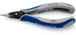 KNIPEX 34 52 130 Pr&auml;zisions-Elektronik-Greifzange mit Mehrkomponenten-H&uuml;llen