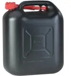H&uuml;nersdorff Kraftstoff-Kanister STANDARD 20 L, HDPE schwarz, mit UN-Zulassung, rotes