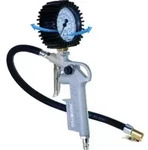 Aerotec Reifenf&uuml;ller GEEICHT mit 30 cm Schlauch inkl.3er Adapter Set