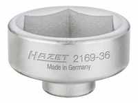 HAZET Ölfilter-Schlüssel 2169-36 Vierkant hohl 10 mm (3/8 Zoll) Außen-Sechskant