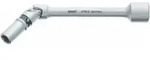 HAZET Gl&uuml;hkerzen-Schl&uuml;ssel 4760-2 Vierkant hohl 10 mm (3/8 Zoll) Au&szlig;en-Sechskant