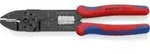 KNIPEX 97 22 240 SB Crimpzange mit Mehrkomponenten-H&uuml;llen schwarz lackiert 240 mm