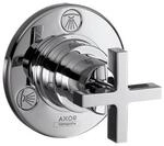 hansgrohe Fertigmontageset Trio/Quattro UP-Ab- u. Umstellvent., m Kreuz, chrom
