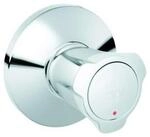Grohe UP-Ventil-Oberbau Costa Markierung rot, chrom, mit Schubrosette