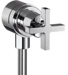 hansgrohe Absperrventil Axor Citterio Stop m R&uuml;ckflussverh., Kreuzgriff, chrom