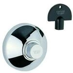 Grohe ATLANTA UP-Ventil Oberbau Einbautiefe 20-80 mm, chrom chrom aus Kunststoff und