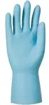 KCL Einweghandschuhe Dermatril P 743 Gr&ouml;&szlig;e 8 blau Nitril EN 374, EN 455 Kategorie