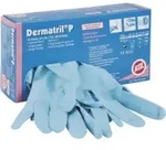 Einw.-Handsch.Dermatril P 743 Gr.7 blau Nitril 50 St./Box