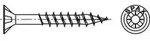 Spax Universalschraube 5 x 60 mm Senkkopf Kreuzschlitz Z Teilgewinde 4CUT WIROX A3J