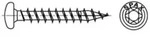 Spax Edelstahl 4 x 30 mm Halbrundkopf T-STAR plus Vollgewinde 4CUT Edelstahl