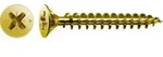 Spax Universalschraube 3 x 12 mm Senkkopf Kreuzschlitz Z Vollgewinde S-Spitze YELLOX