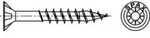 Spax Universalschraube 5 x 60 mm Senkkopf Kreuzschlitz Z Teilgewinde 4CUT YELLOX A2L