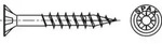Spax Universalschraube 4,5 x 45 mm Senkkopf Kreuzschlitz Z Teilgewinde 4CUT YELLOX