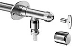 Schell Au&szlig;enarmatur POLAR II DN 15, frosts., mvc, Inst.-Bausatz, m RB