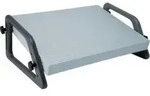 Fu&szlig;st&uuml;tze lichtgrau B490xT350xH210mm H&ouml;henverstellung stufenlos 40-210mm WEDO