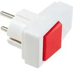Bachmann Schutzkontakt-Stecker ws,abschal.Winkel 911.273