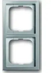 Busch-Jaeger Rahmen 2-fach pur edelstahl 1722-866K