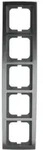 Busch-Jaeger Rahmen 5-fach chrom matt 1725-80