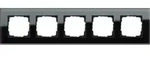 Gira Abdeckrahmen 5f. sw-glas Esprit 021505