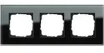 Gira Abdeckrahmen 3f. sw-glas Esprit 021305