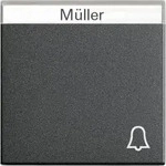 Gira Wippe Klingel anth m.Schriftf.,System55 067328