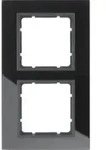 Berker Glasrahmen schwarz 2fach 10126616