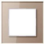 Jung Glasrahmen 1fach champ waage-/senkrecht AC 581 GL CH