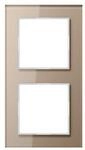 Jung Glasrahmen 2fach champ waage-/senkrecht AC 582 GL CH