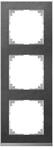 Merten Decor-Rahmen 3-fach Schiefer/aluminium MEG4030-3669