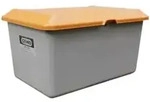 CEMO Streugutbeh&auml;lter Plus3 400 Liter ohne Entnahme grau/orange