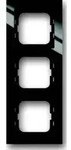 Busch-Jaeger Rahmen 3-fach schwarz 1723-281