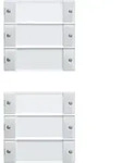 Gira Wippenset 6-fach rws/gl 213603