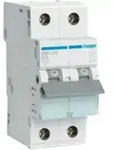 Hager Leitungsschutzschalter 2pol. B-16A, 6kA MBN216