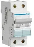 Hager Leitungsschutzschalter 2pol. C-2A, 6kA MCN202