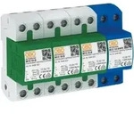 OBO Bettermann Vertr Blitzstromableiter Set f.TT u.TNS Netze MCD 50-B 3+1