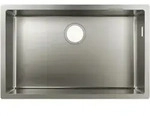 hansgrohe Unterbausp&uuml;le 660 S719-U660 658x398mm, 1 Hauptbe., o. HL, Edelstahl