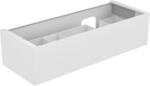 Keuco Waschtischunterschrank Edition 11 140x35x53,5cm, m LED, Strukturl. we