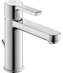 Duravit Waschtisch-Einhebelmischer M B.2 m Zugst.-Ablaufgarn., Ausl. 139mm, chrom