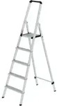 MUNK Aluminium-Stehleiter ML einseitig begehbar 5 Stufen