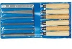 Gedore Schl&uuml;sselfeilensatz, Set f&uuml;r Metall, 6-tlg, Flachstumpf-, Dreikant-,