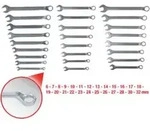KS Tools CLASSIC Ringmaulschl&uuml;ssel-Satz, 25-teilig gekr&ouml;pft, 6-27mm