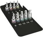 Wera 8740 C HF 1 Zyklop Bitnuss-Satz Innensechskant, mit Haltefunktion, 9-teilig