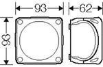 Hensel Kabelabzweigkasten bis 2,5 o.Klemme KF 0200 G