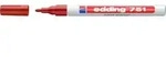 edding Lackmarker 751 4-751002 1-2mm Rundspitze permanent rot
