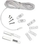 ABB Stotz S&J Magnet-Reedkontakt-Set m. 4m Kabel weiss MRS/W