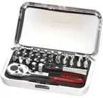 KS Tools 1/4" CHROME Bit-Satz, 31-teilig hochglanz Bits