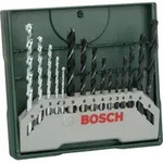 Bosch Mini-X-Line Mixed-Set, 5 Stein-, 5 Metall-, 5 Holzbohrer