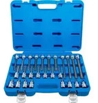 BGS Bit-Einsatz-Satz Antrieb Innenvierkant 12,5 mm Innenvielzahn (f&uuml;r XZN)...