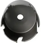 Heller AllMat Mehrzweck-Lochs&auml;ge, M16-Gewinde, Durchmesser 68 x 65/100 mm